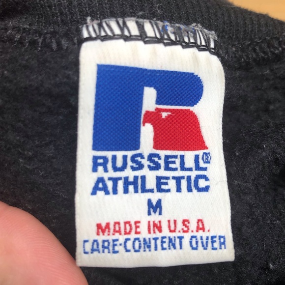 Russell Athletic M crewneck sweater black Seneca Sting - Picture 9 of 10